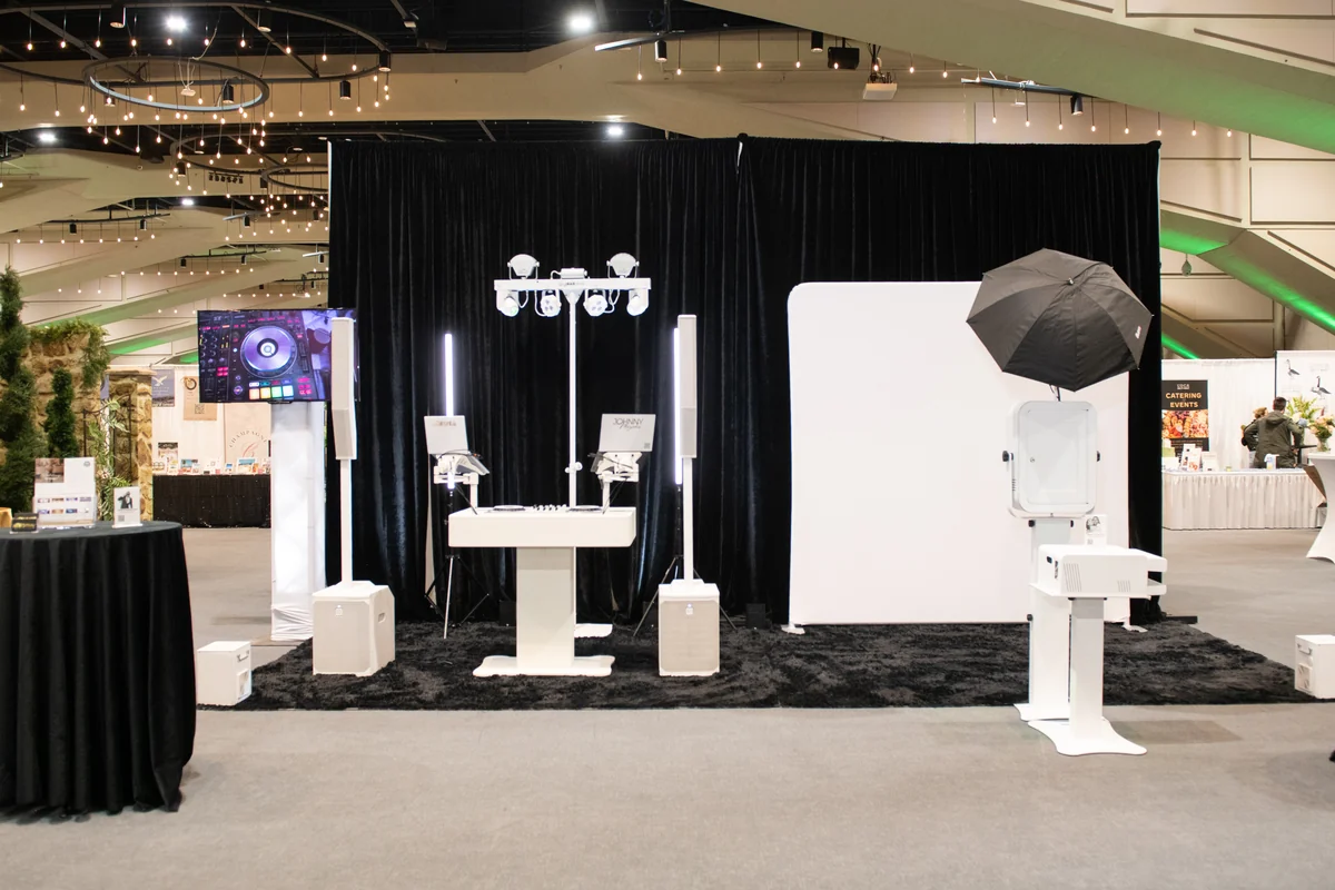 An entertainment photo experience displayed at a previous Wedding Fair event